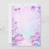 Spa Party Birthday Invitation | Pastel Spa Pamper  Einladung (Rückseite)