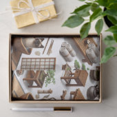 Spa party for Siamese Cat Lovers Seidenpapier (Geschenk)