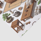 Spa party for Siamese Cat Lovers Seidenpapier (Ausschnitt)