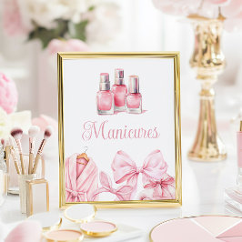 Spa-Party Pink Geburtstagshaar Schild