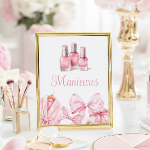 Spa-Party Pink Geburtstagshaar Schild