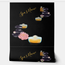 Spa personalized Name Tapete