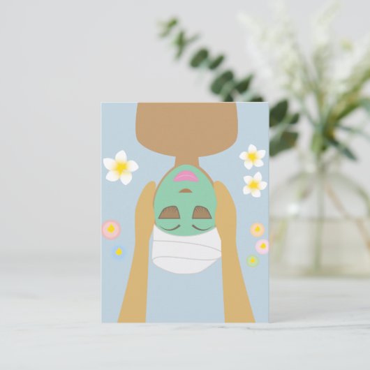 Spa Postkarte (Stehend Vorderseite)