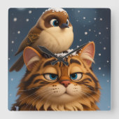 Spa Quadratische Wanduhr (Vorderseite)