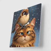 Spa Quadratische Wanduhr (Winkel)