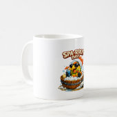 Spa-rrrot Day Funny Parrot Spa Relax Design Kaffeetasse (Vorderseite Links)