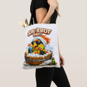 Spa-rrrot Day Funny Parrot Spa Relax Design Tasche (Von Nahem)