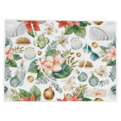 Spa Santa in LA – Merry Christmas Große Geschenktüte (Rückseite)