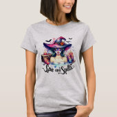 "Spa & Spells" Witchy Relaxation Tee (Vorderseite)
