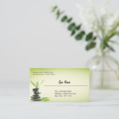 Spa store business cards visitenkarte (Stehend Vorderseite)