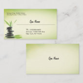 Spa store business cards visitenkarte (Vorne/Hinten)