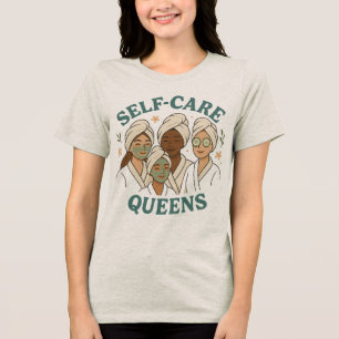 Spa-Tag für Brautjungfern - Wellness Damen t-shirt Tri-Blend Shirt