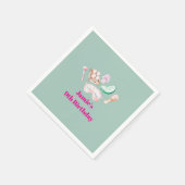 Spa-Tag Kinderparty Serviette (Ecke)