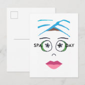 Spa-Tag Postkarte (Vorne/Hinten)