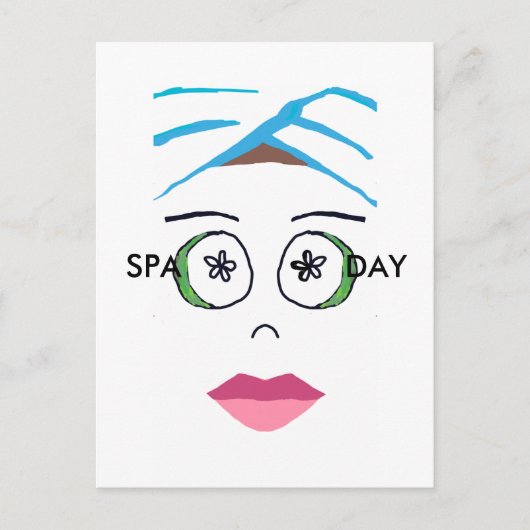 Spa-Tag Postkarte (Vorderseite)
