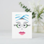 Spa-Tag Postkarte (Stehend Vorderseite)