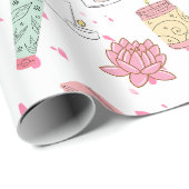 Spa-Thema Geschenkpapier (Rolleneckpunkt)
