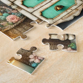 Spa Vanity Shabby Chic Wellness Cabinet Puzzle (Seite)