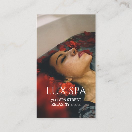 Spa Visitenkarte (Vorderseite)