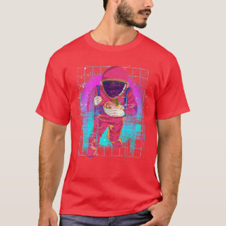 Space 90er Art Synthwave Vaporwave Ramen Noodles A T-Shirt