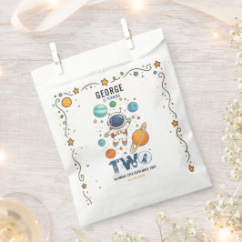 Space-Abenteuer 2. Geburtstag | Weltraum-Party Geschenktütchen