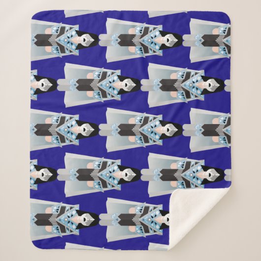 Space Ace – Patterned Sherpa Blanket Sherpadecke (Vorderseite)