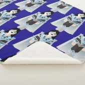 Space Ace – Patterned Sherpa Blanket Sherpadecke (3/4)