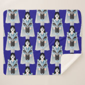 Space Ace – Patterned Sherpa Blanket Sherpadecke (Vorderseite (Horizontal))