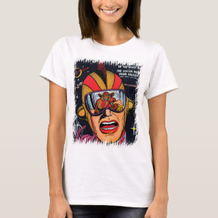 Space Action #2 Vintage Sci-Fi-Comic-Cover T-Shirt