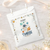 Space Adventure 3rd Birthday | Outer Space for Kid Geschenktütchen (Ausgeschnitten)