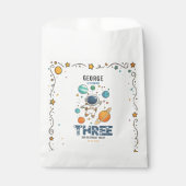 Space Adventure 3rd Birthday | Outer Space for Kid Geschenktütchen (Vorderseite)