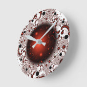 Space Adventure Fantasy Fraktal Art Runde Wanduhr (Winkel)