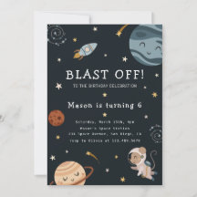 Space Adventure Playful Kids Birthday Party