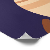 Space Adventure Playful Kids Birthday Party Poster (Ecke)