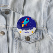Space Adventure Rocket Design Button (Beispiel)
