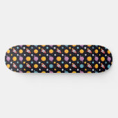 Space Adventure Skateboard Deck Farbige Galaxie (Horizontal)