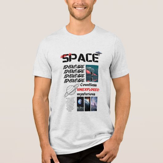 Space Adventure T - Shirt : Erkunden Sie das Unive (Vorderseite)