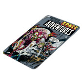 Space Adventures #12 Funny 50er Retro Sci Fi Comic Magnet (Linke Seite)