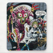 Space Adventures #12 Funny 50er Retro Sci Fi Comic Mousepad (Vorne)