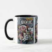 Space Adventures #12 Lustige 50er Retro-Sci-Fi-Com Tasse (Links)