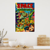 Space Adventures #1 (1952) Poster (Küche)