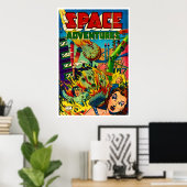 Space Adventures #1 (1952) Poster (Heimbüro)