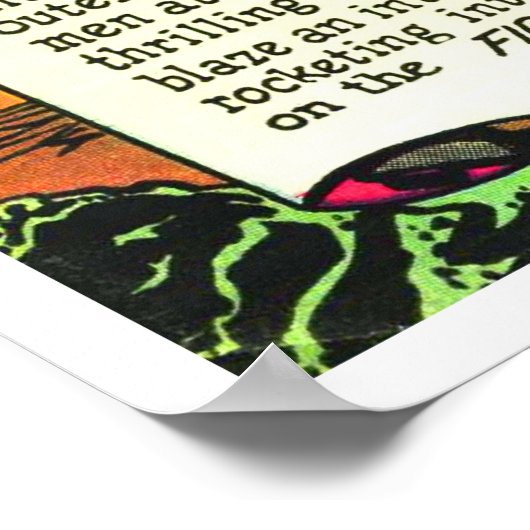 Space Adventures #20 (1956) Poster (Ecke)