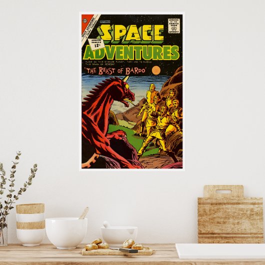 Space Adventures #47 (1962) Poster (Küche)