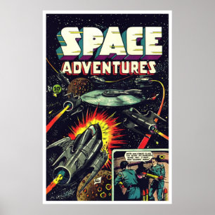 Space Adventures #4 (1953) Poster