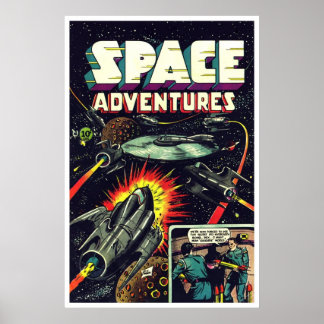 Space Adventures #4 (1953) Poster