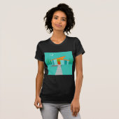 Space Age Cartoon T - Shirt (Vorne ganz)