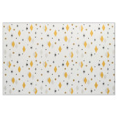 Space Age Diamonds Orange Grau White Stoff (Fat Quarter (45,7 x 55,9 cm))