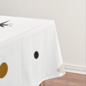 Space Age Diamonds Orange White Tischdecke (Beispiel)