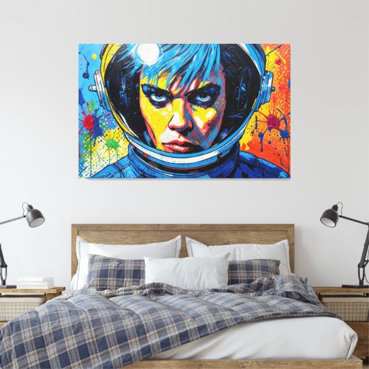 SPACE AGE DREAMER 8 LEINWANDDRUCK (Insitu (Schlafzimmer))